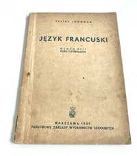 1957 rok Język Francuski Feliks Jungman stary podręcznik