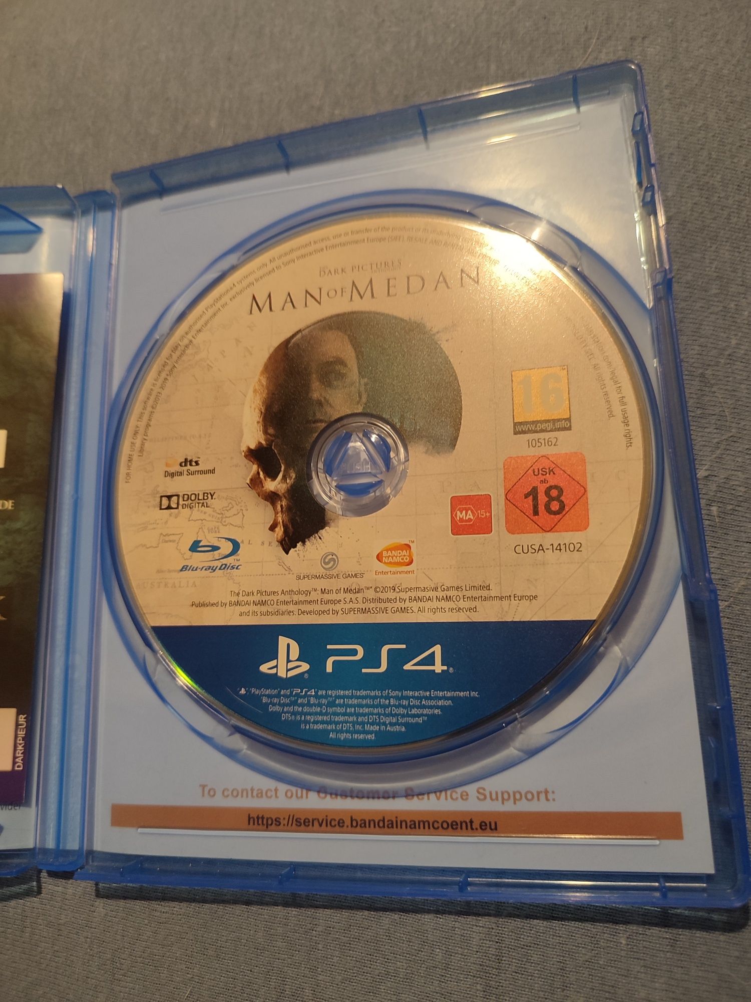 Man of Medan Ps4 PlayStation 4 Play Station 4 idealna jak nowa