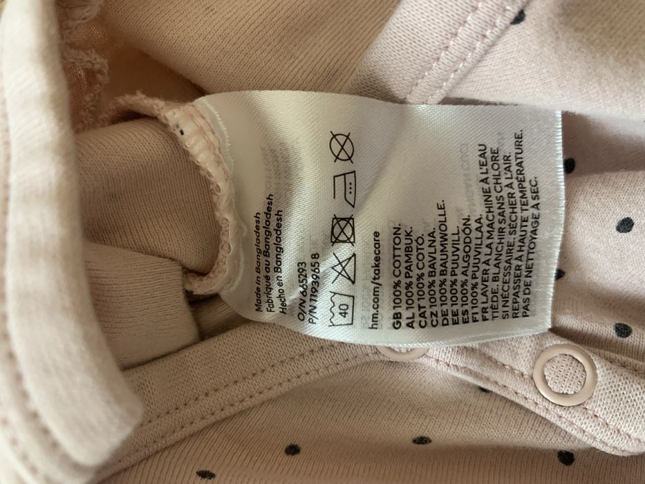 Trzy bodziaki H&M r.92-98