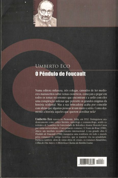 Umberto Eco - O Pêndulo de Foucault - Portes incluídos