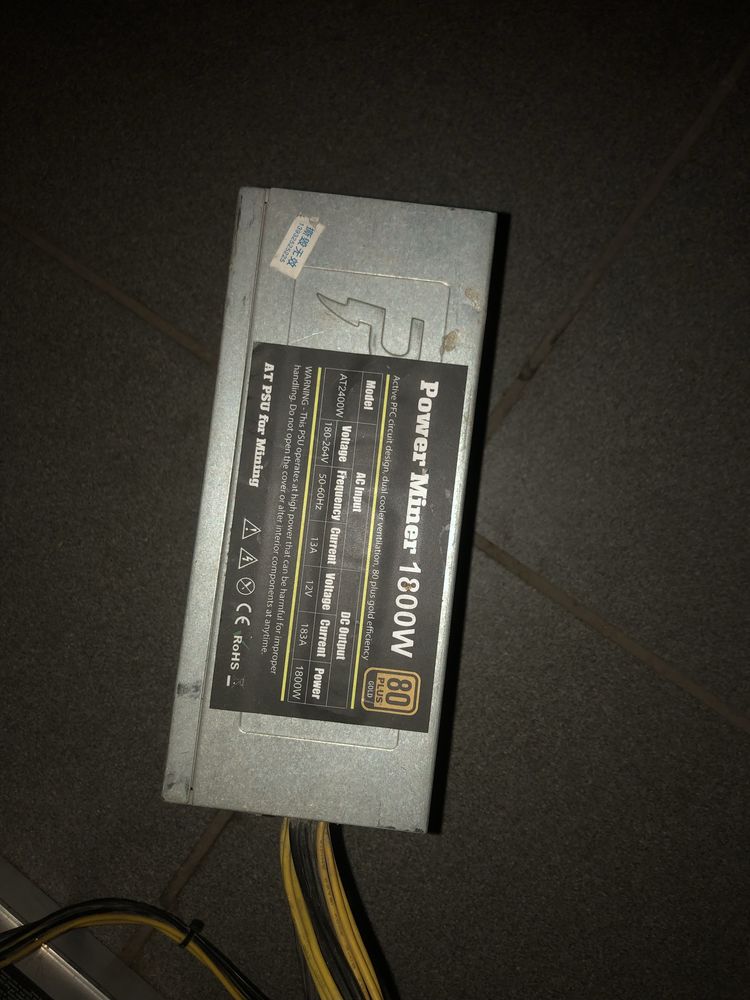Koparka Antminer L3+ z zasilaczem