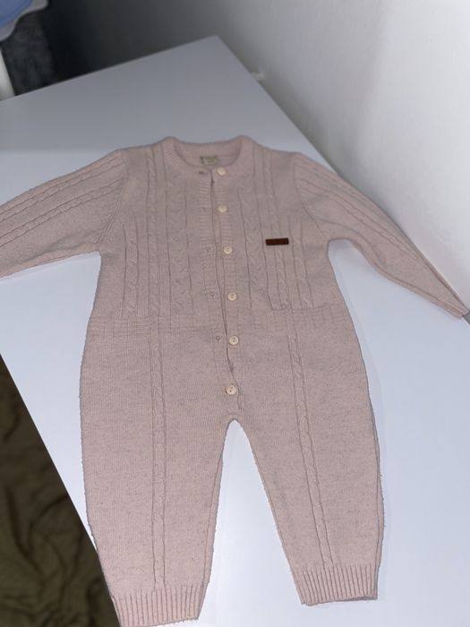 Комбінезон ромпер дитячий теплий lara 9-12 місяців 74-80