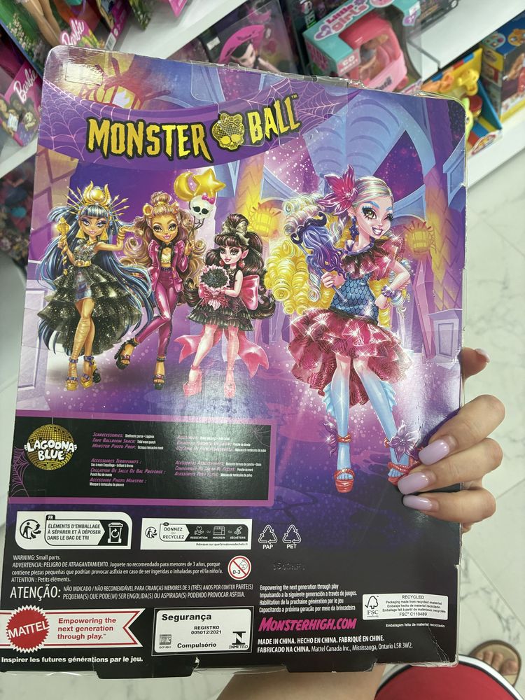 Лялька monster high lagoona blue