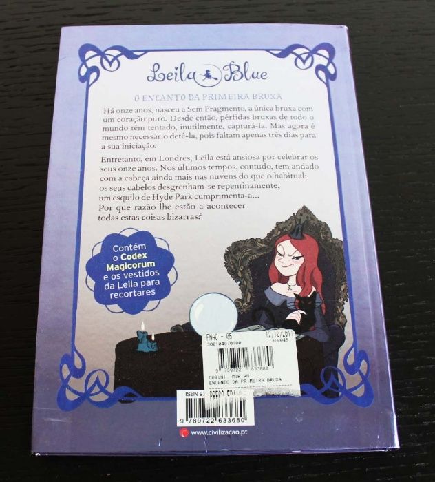 Leila Blue - O encanto da primeira bruxa de Miriam Dubini (COMO NOVO)