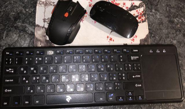 Клавиатура 2E Touch Keyboard KT100 WL (2E-KT100WB) Black