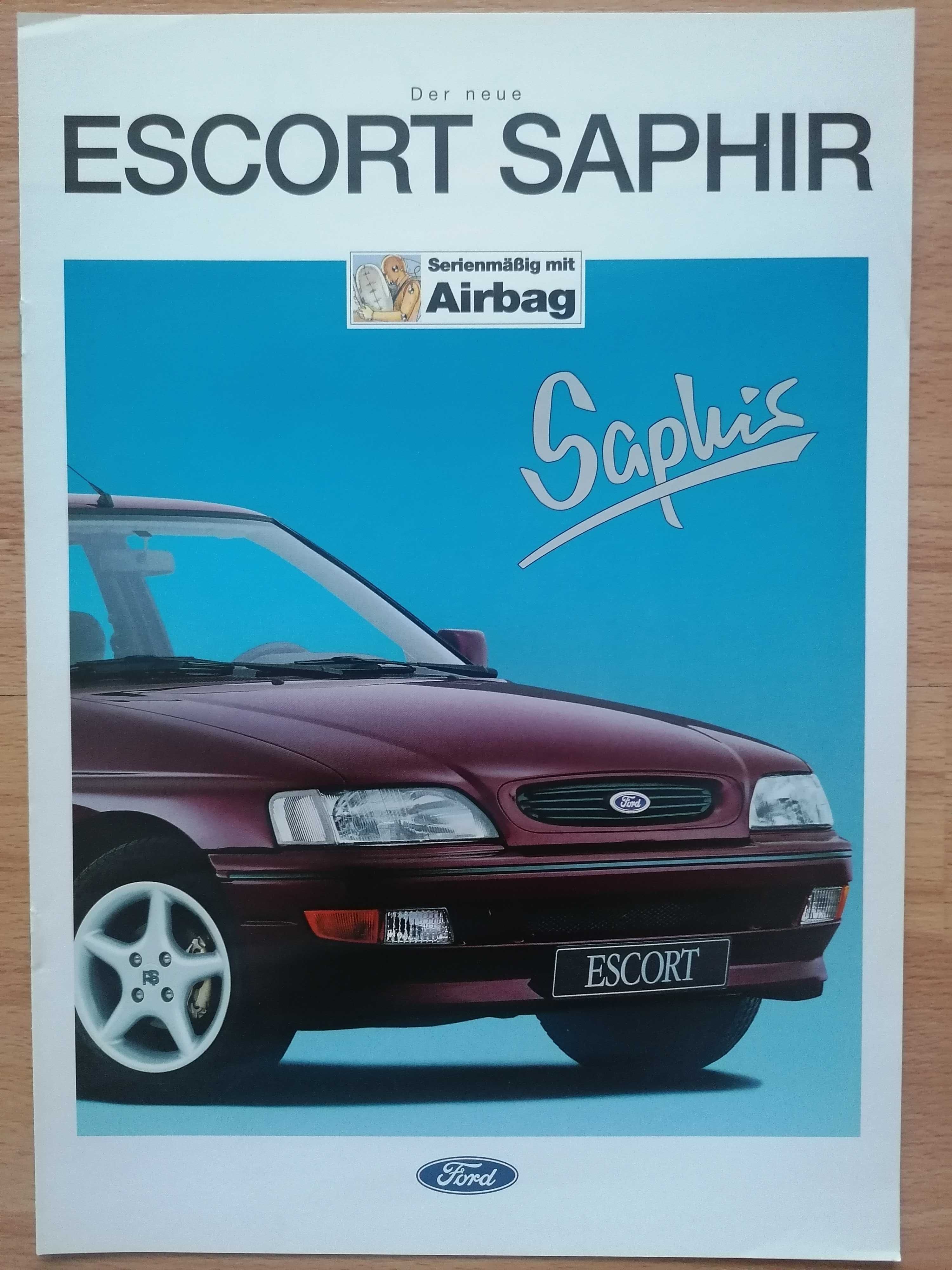 Propekt Ford Escort Saphir.