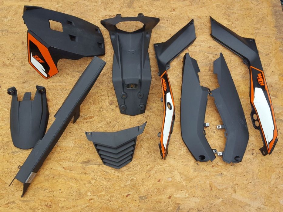 KTM Duke 125 tarcza 11- tryb wal kartery czujnik 200 kolektor 390 set