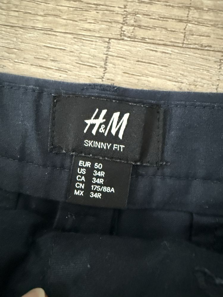 Eleganckie granatowe spodnie H&M