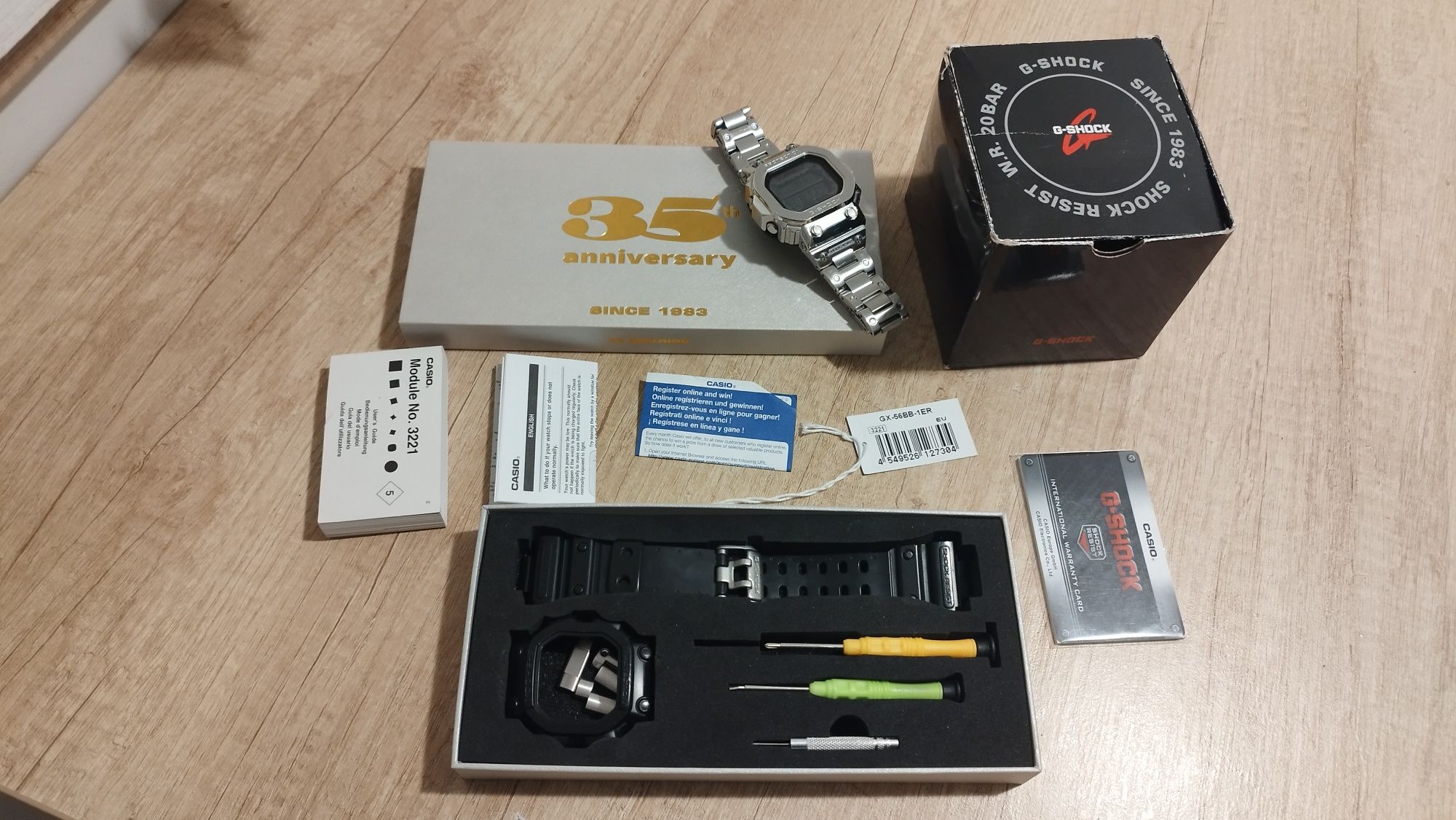 Casio G-shock GX-56BB-1ER Solar Custom Metal Convert Oryginal