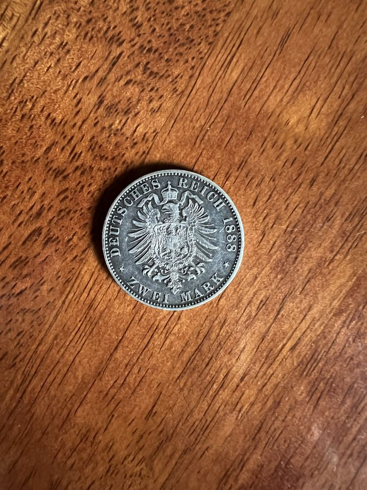 2 marki 1888 A Prusy (Cesarstwo Niemieckie)