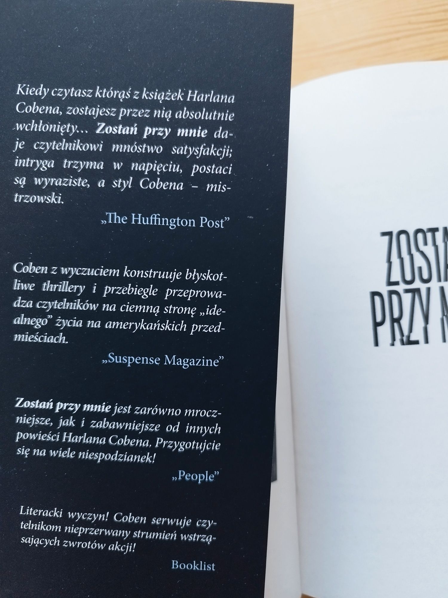 Zostań przy mnie Harlan Coben