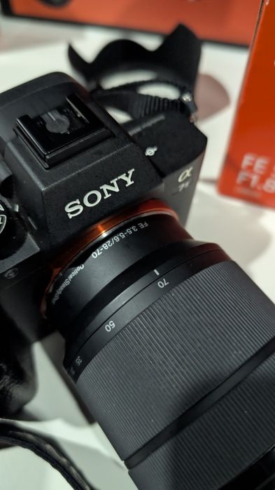 Sony A7 II Full Frame + 28-70mm + 50mm f/1.8 + bateria extra