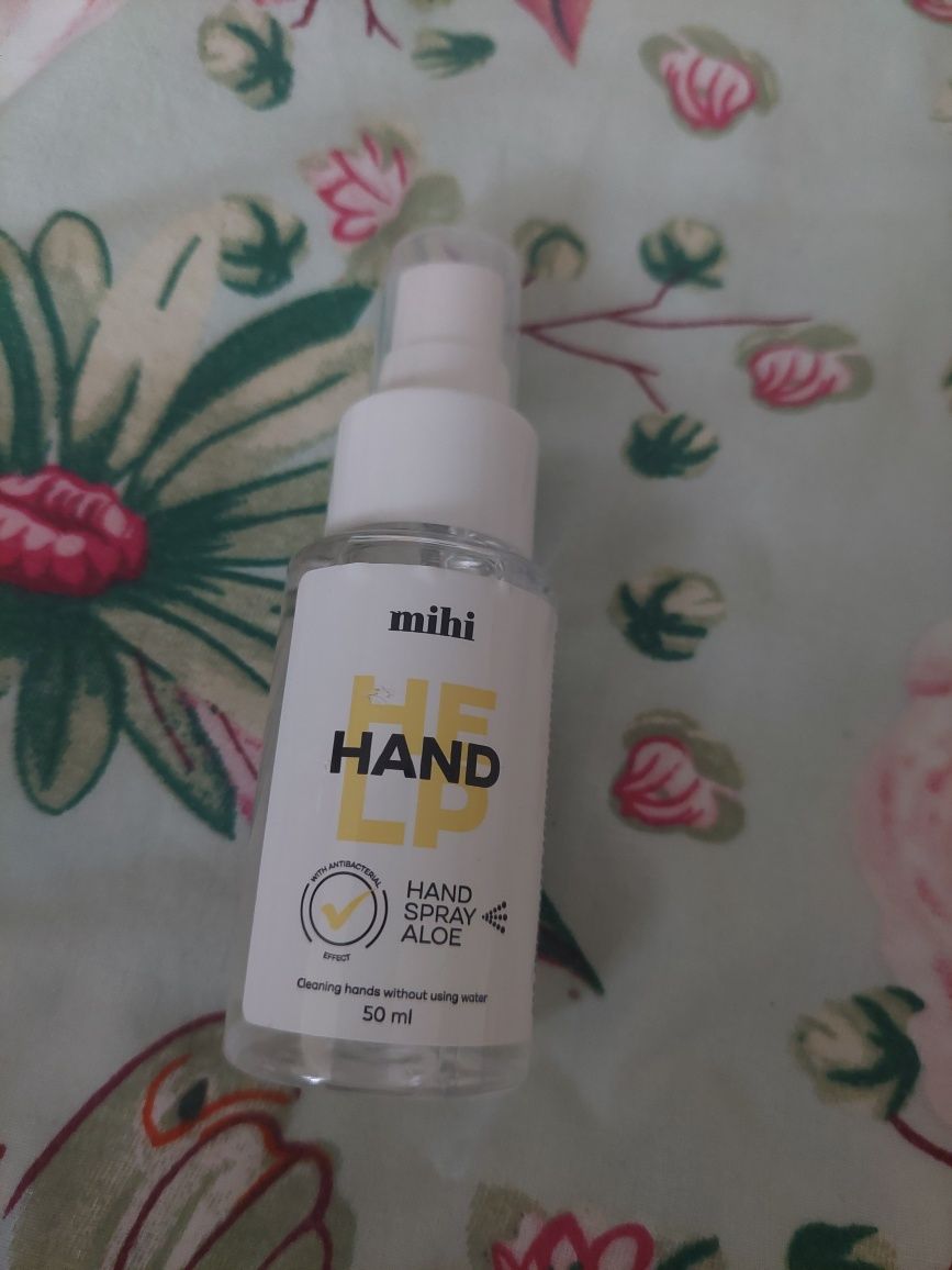 Hand Help. Spray do rąk Aloe z efektem antybakteryjnym. Mycie rąk bez