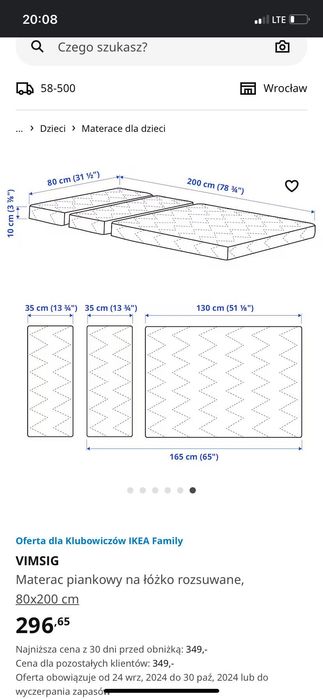 Łóżko dziecięce Ikea rosnące