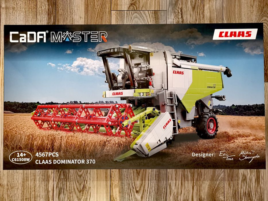 NOWE Klocki CaDA C61508W Kombajn Claas Dominator 370 Wysyłka PL LEGO