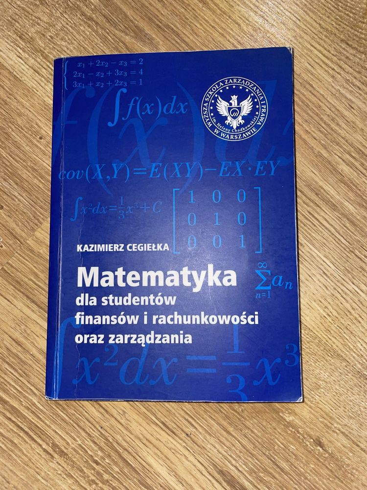 Matematyka dla studentów rip oraz zarządzania Cegiełka