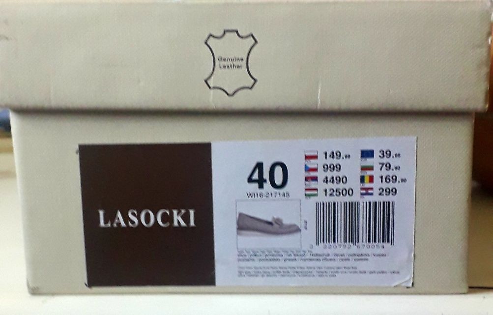 Mokasyny Lasocki 40