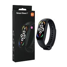 Smart Band M7 pomiar ciśnienia pulsoksymetr sen kroki aplikacja
