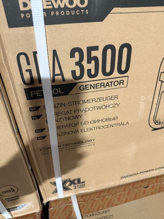 Бензиновий генератор Daewoo Power GDA 3500 2,8 кВт, ручний стартер