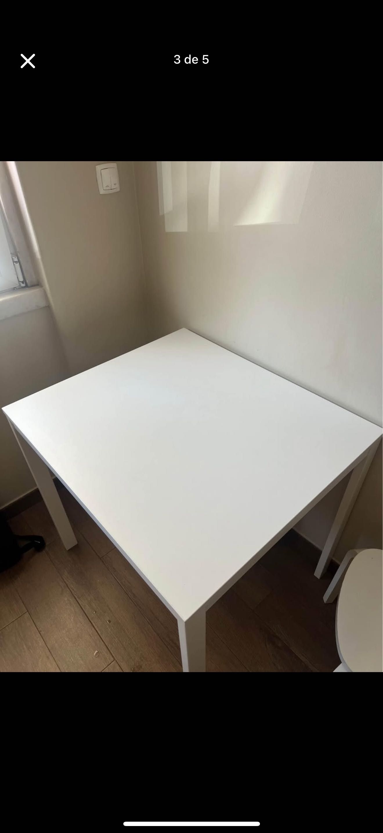 Mesa extensível c/4 bancos