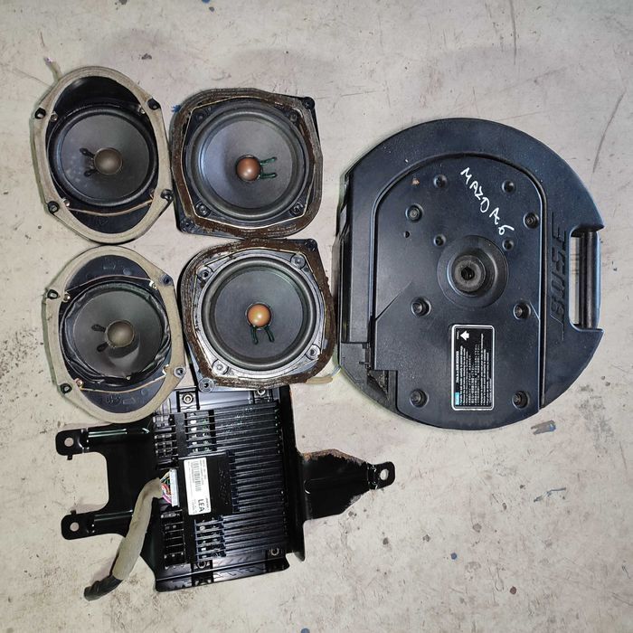 Mazda 6 GG GY system nagłośnienia BOSE wzmacniacz subwoofer głośniki