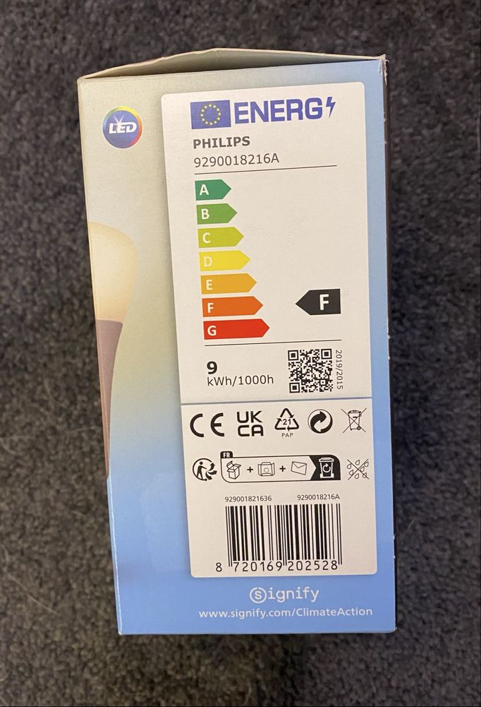 Philips Hue White ŻARÓWKA LED A60 E27 806lm 9W