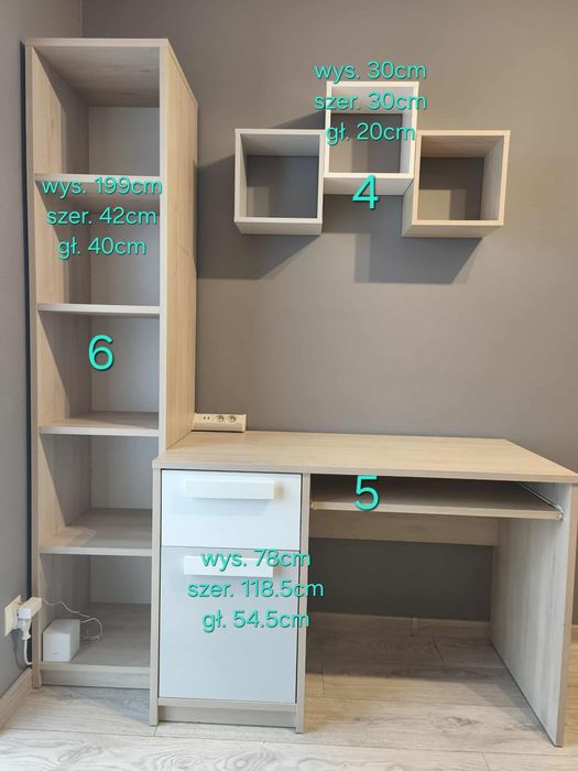 Zestaw mebli młodzieżowych DROP