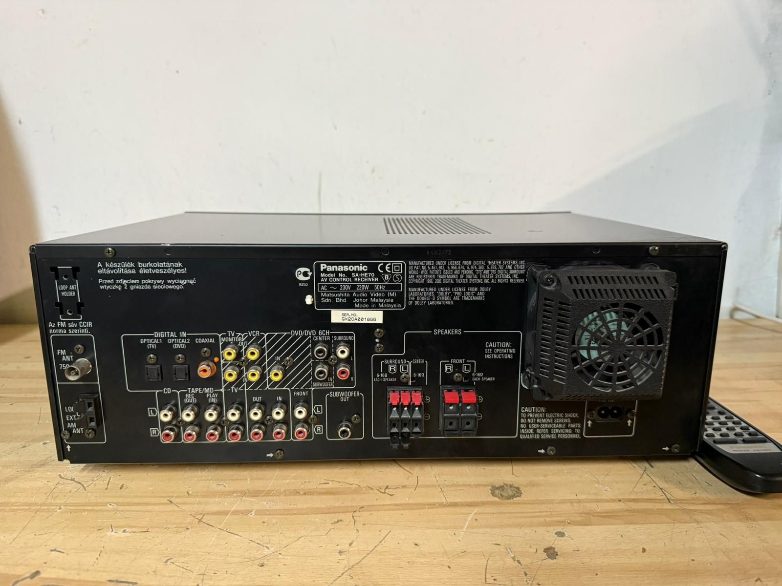 Panasonic SA-HE70 # amplituner 5.1 # stereo # Technics # PILOT