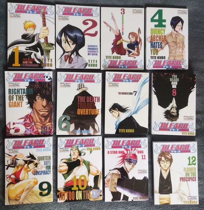 Bleach manga tomy 1-12