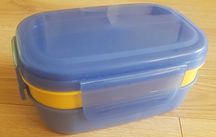 Pudełko lunchbox z przegródkami NOWE pojemność 1650ml z uszczelnieniem
