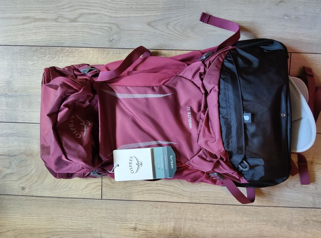 Plecak Osprey Hikelite 32 Sangria Red s/m . Bardzo atrakcyjna cena!