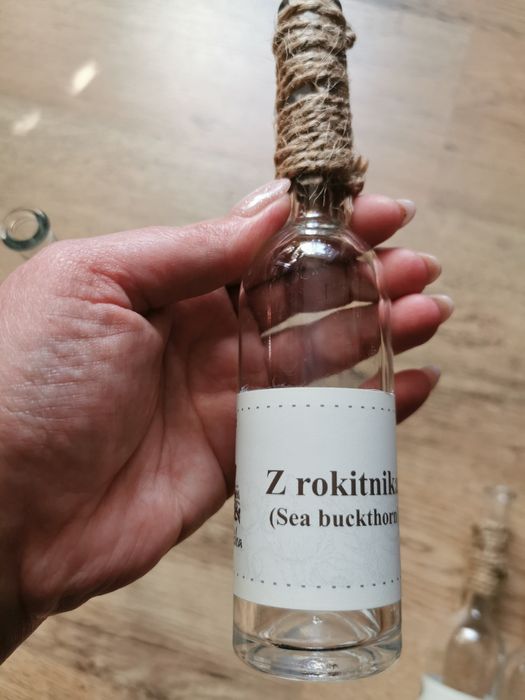 Zestaw 5 szklanych butelek 100ml