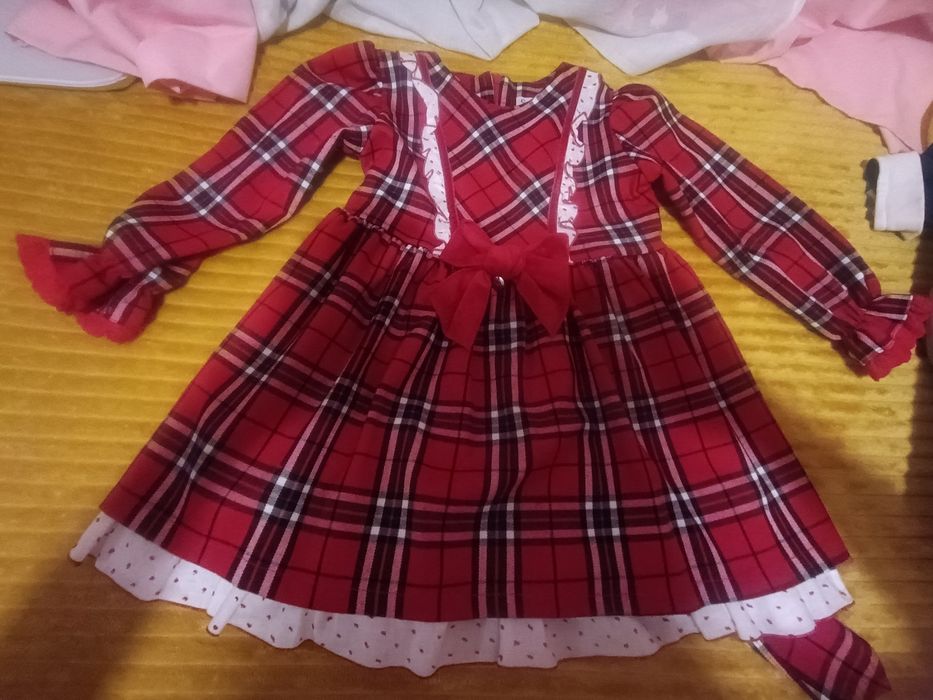 Vestido natal para 5 anos