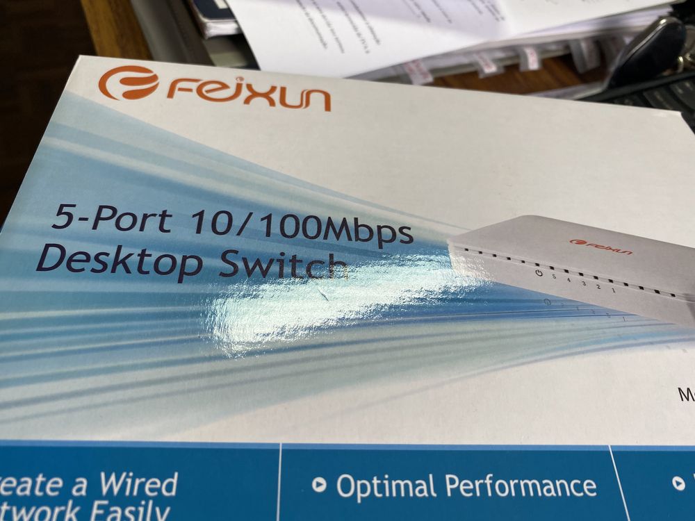 Switch 5 portas 10/100 mbps