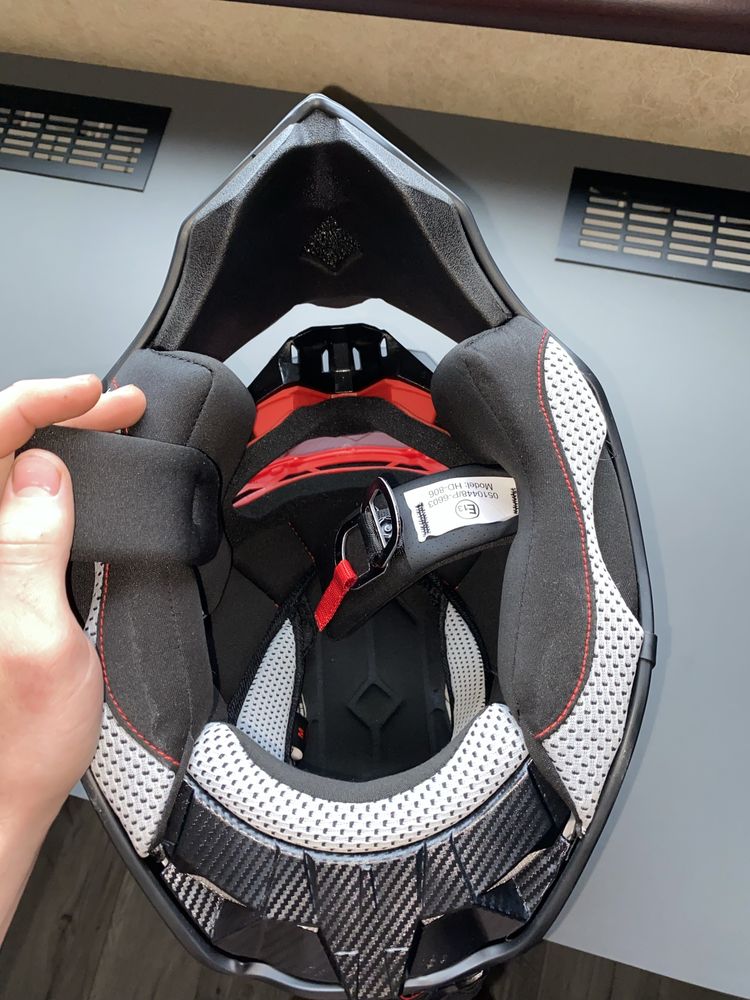 Шлем кроссовый на ендуро, скутер, мотошлем, шлем на крос, мотошолом
