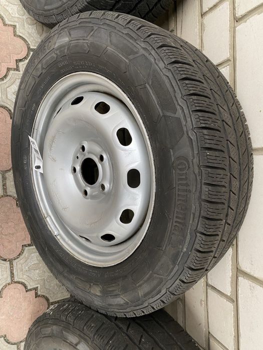 Диски рено трафик 5/114/3 R16 резина континенталь 215/65/16C