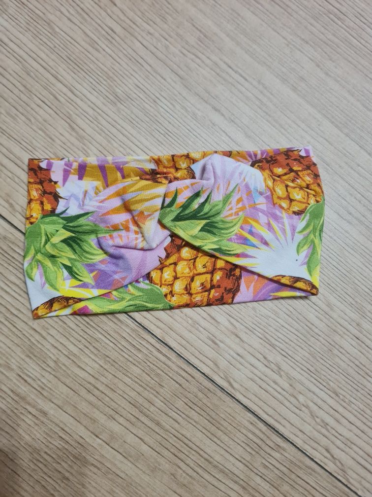 Opaska dla dziewczynki turban 6-12 m