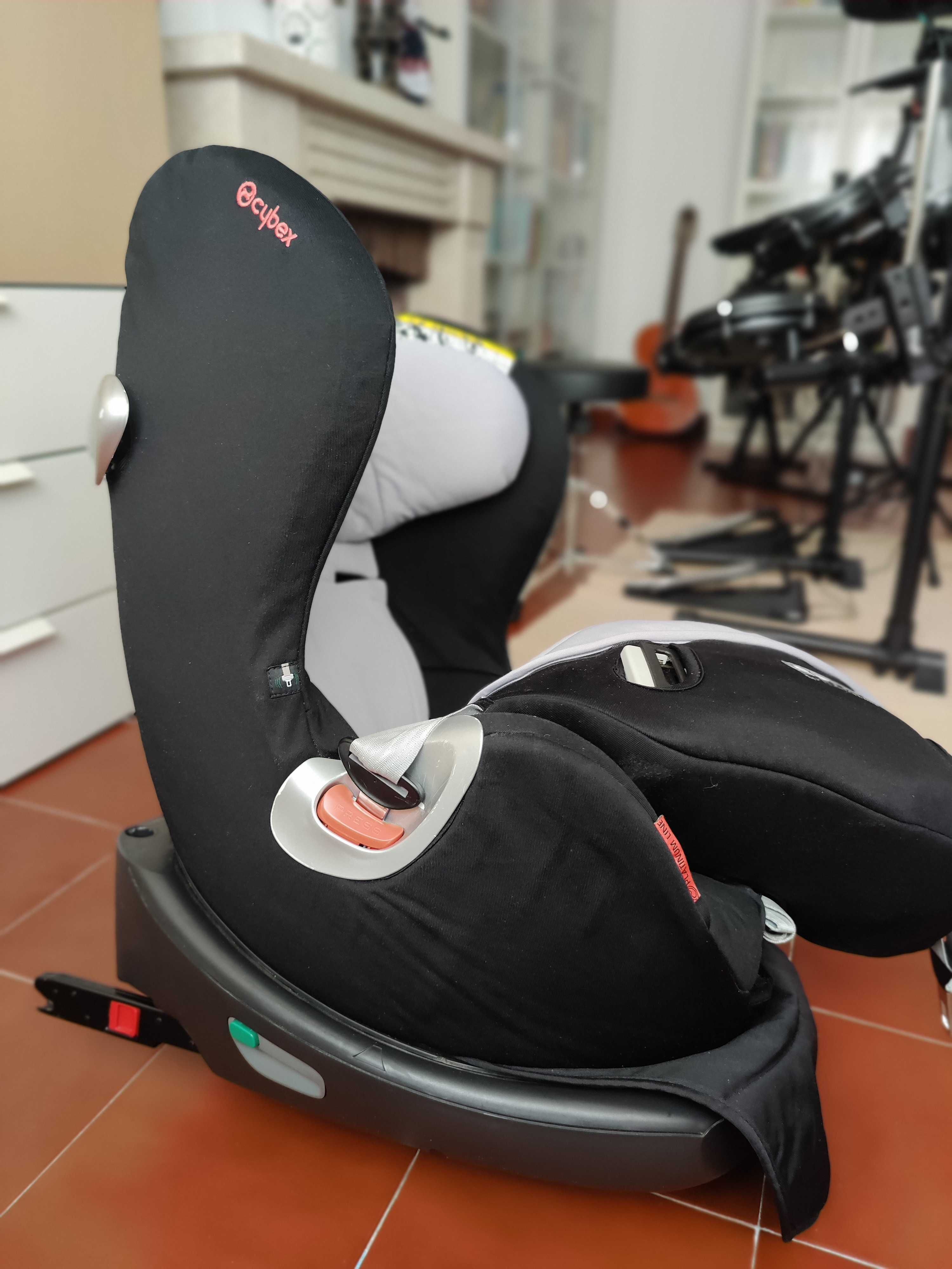 Caseira auto cybex sirona, isofix, rotatória, 0 aos 4 anos