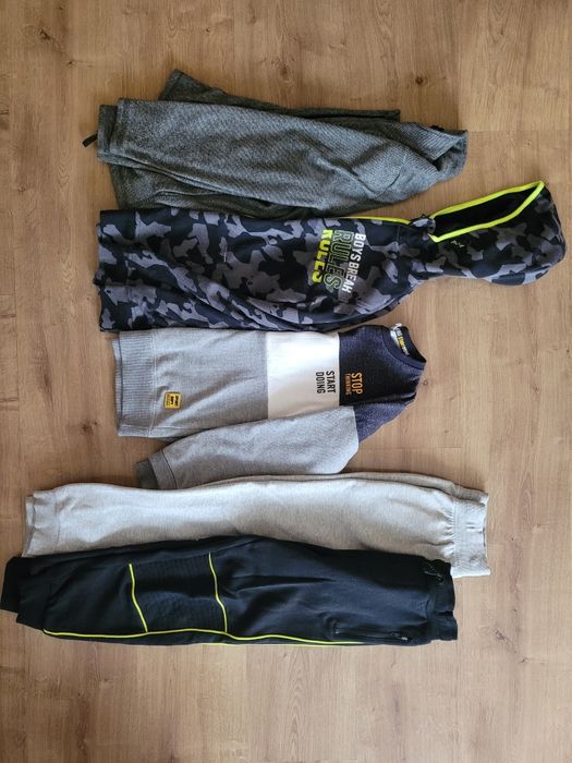Paka dla chłopca 134/140 bluza, spodnie, bluzka