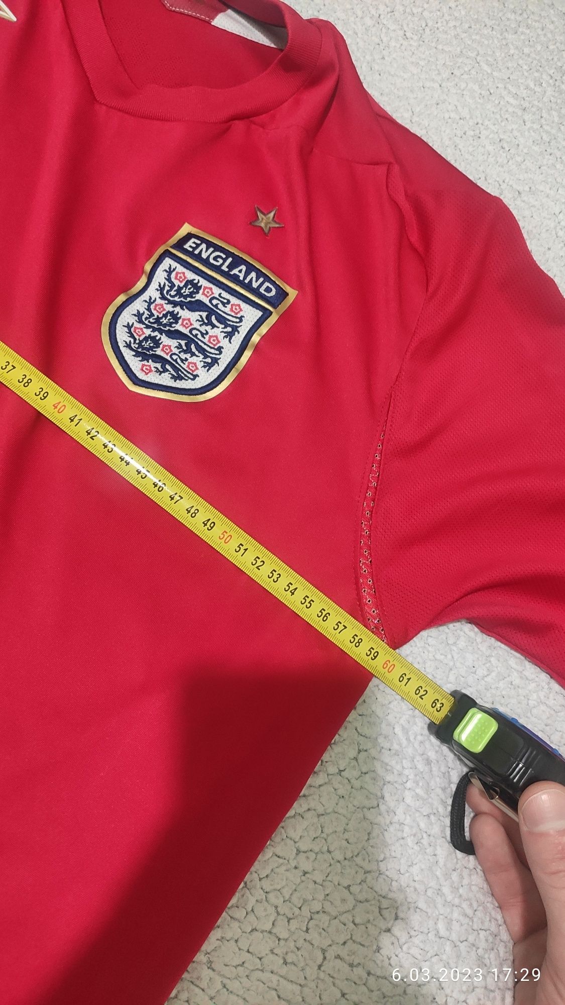 Koszulka piłkarska Umbro England rozmiar XL.