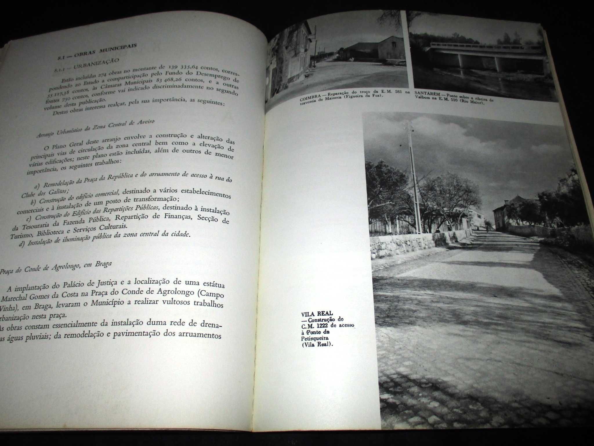 Livro Plano Comemorativo 1966 Ministério das Obras Públicas