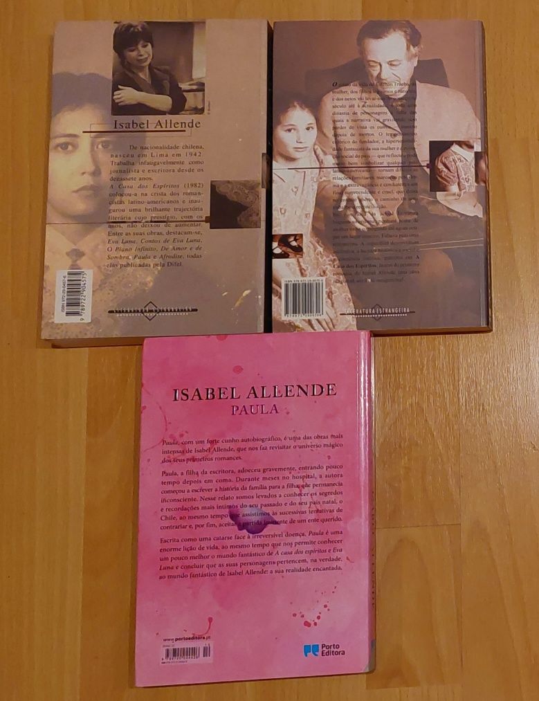 Livros Isabel Allende