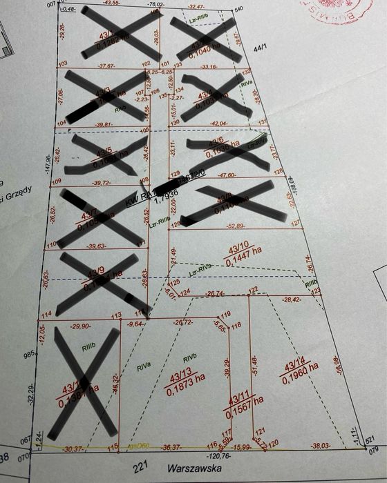 Działka budowlana 1447m2 Kotorydz/Tarczyn