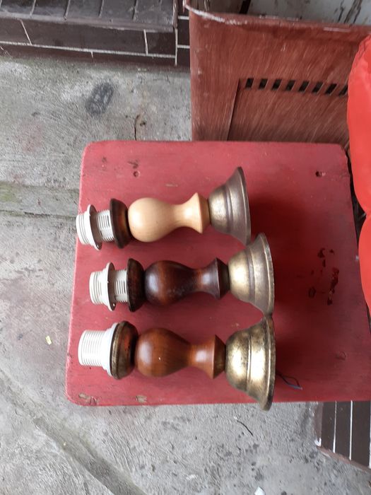 Sprzedam części  do żyrandoli z nierdzewki I złote metalizowane.