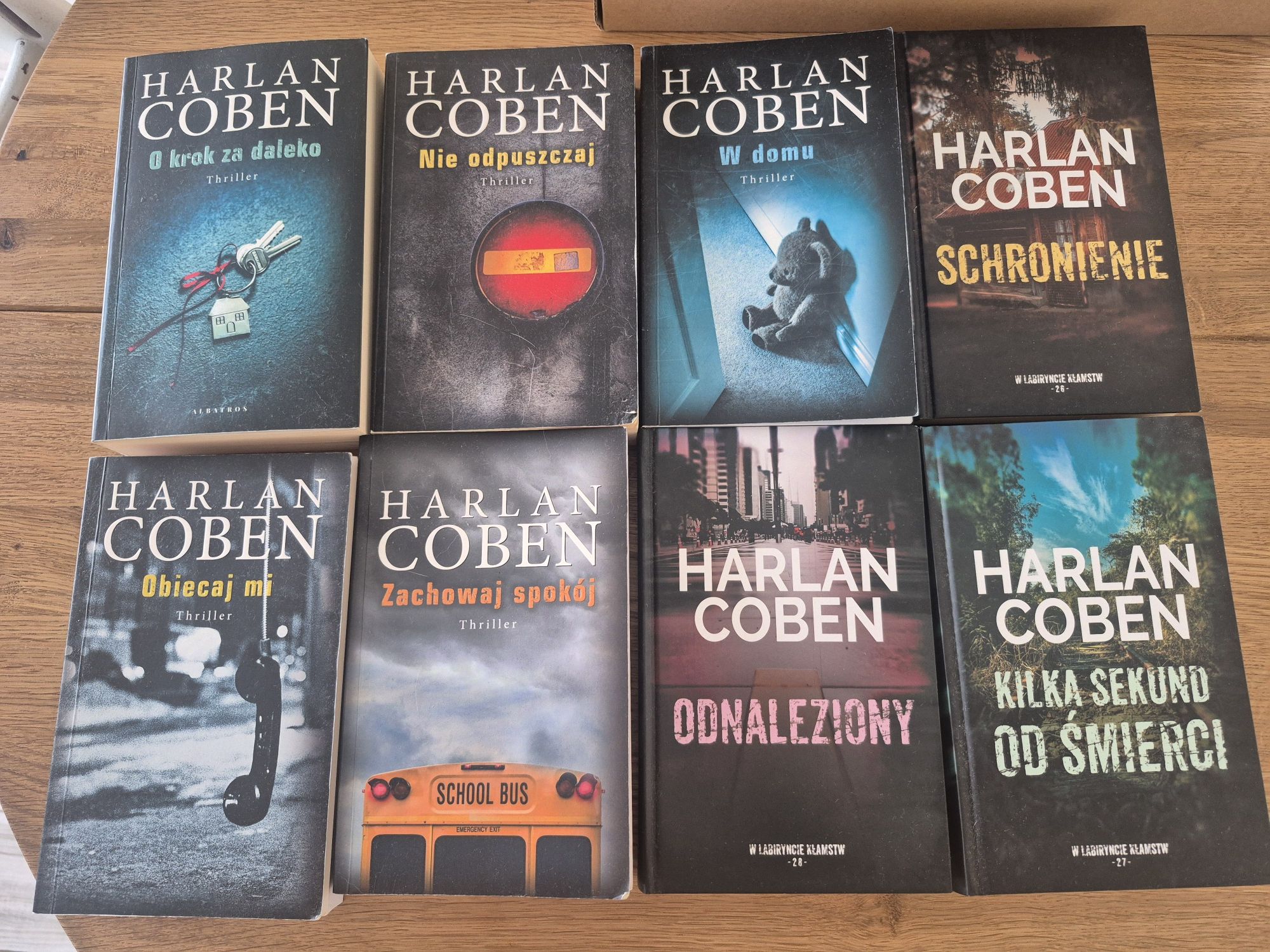 Harlan Coben zestaw 8 książek, stan b. Dobry