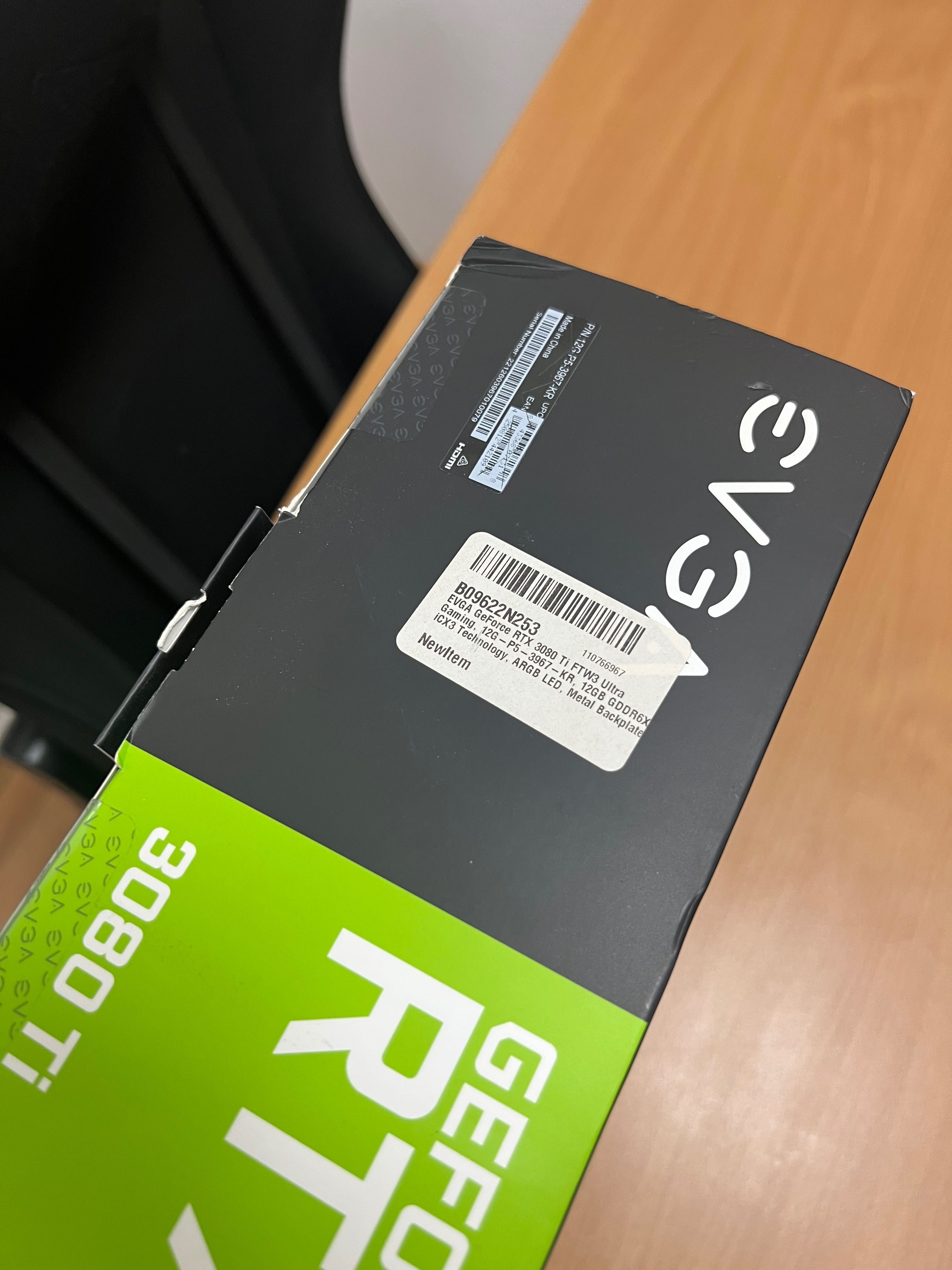 Нова Відеокарта EVGA GeForce RTX 3080 Ti FTW3 Ultra Gaming