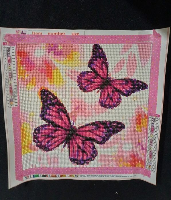 Telas Feitas em Diamond Painting