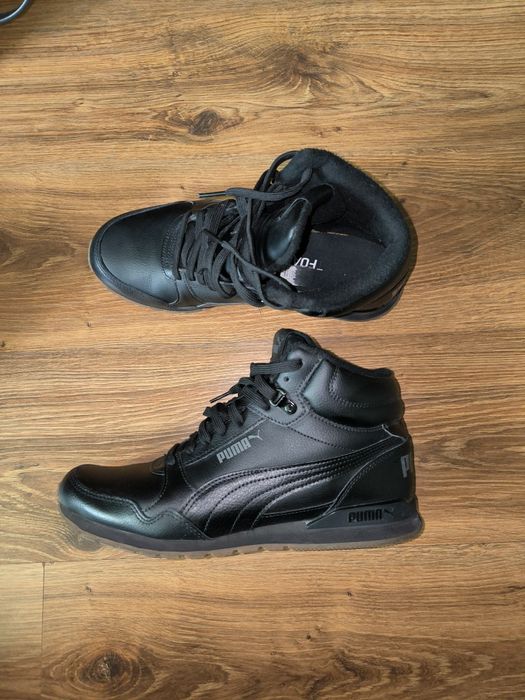 Buty do kostki Puma 42.5 czarne skóra