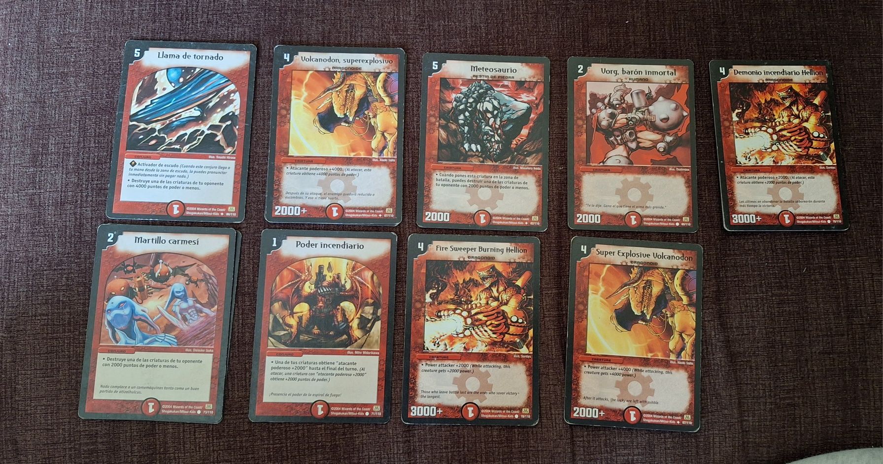 Cartas TCG Duel Masters Inglês-Espanhol