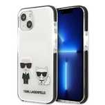 Etui Karl Lagerfeld Karl&Choupette na iPhone 13 mini - białe